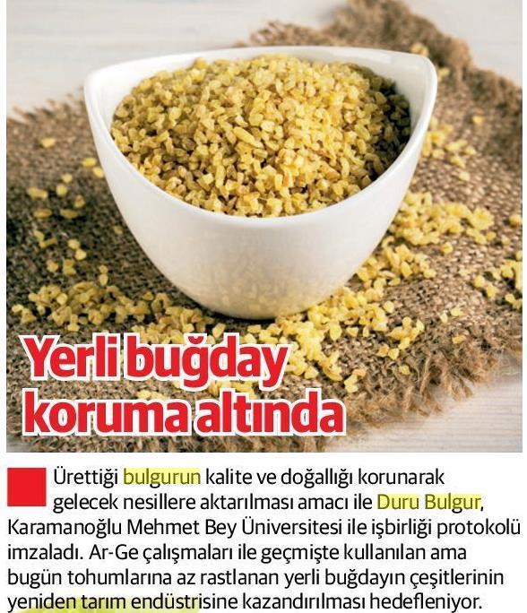 Yerli Buğday Koruma Altında