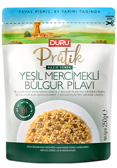 Yeşil Mercimekli Bulgur Pilavı