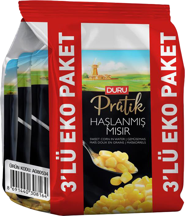 Haşlanmış Mısır 3'lü Paket